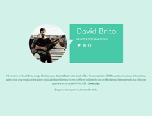 Tablet Screenshot of davidbrito.com